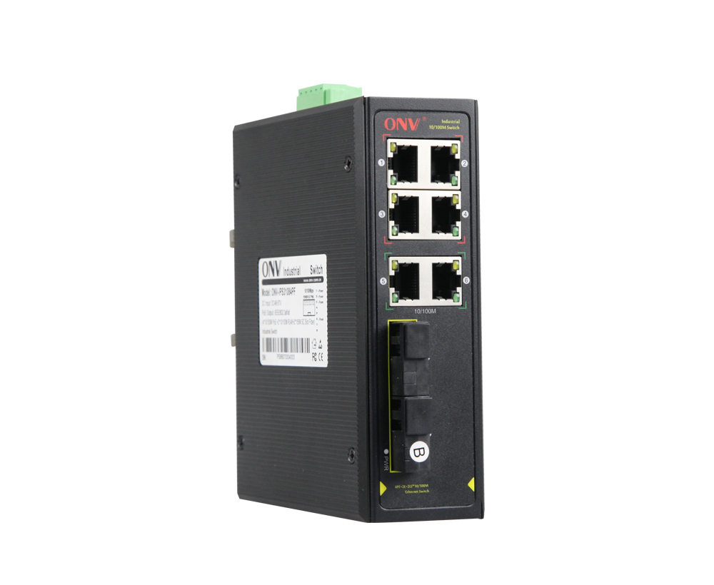 Interruptor Ethernet industrial de 10/100M 8 portas