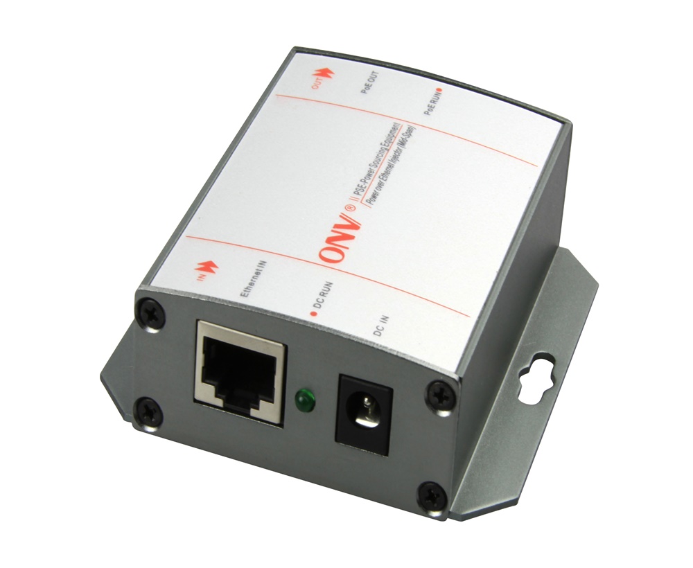 Gigabit porta única PoE injetor