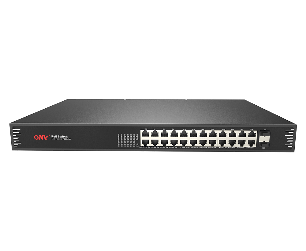 Switch PoE Gigabit de 26 portas