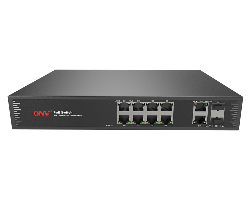 Switch PoE Gigabit de 12 portas