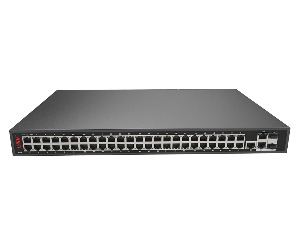 Gigabit uplink switch PoE de 51 portas