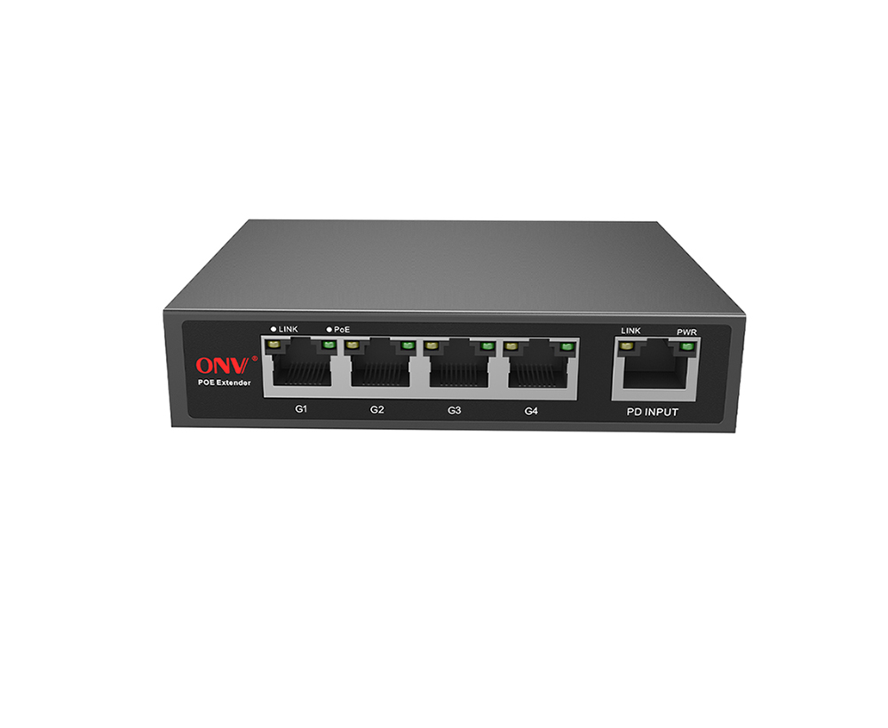 Extensor PoE Gigabit de 4 portas