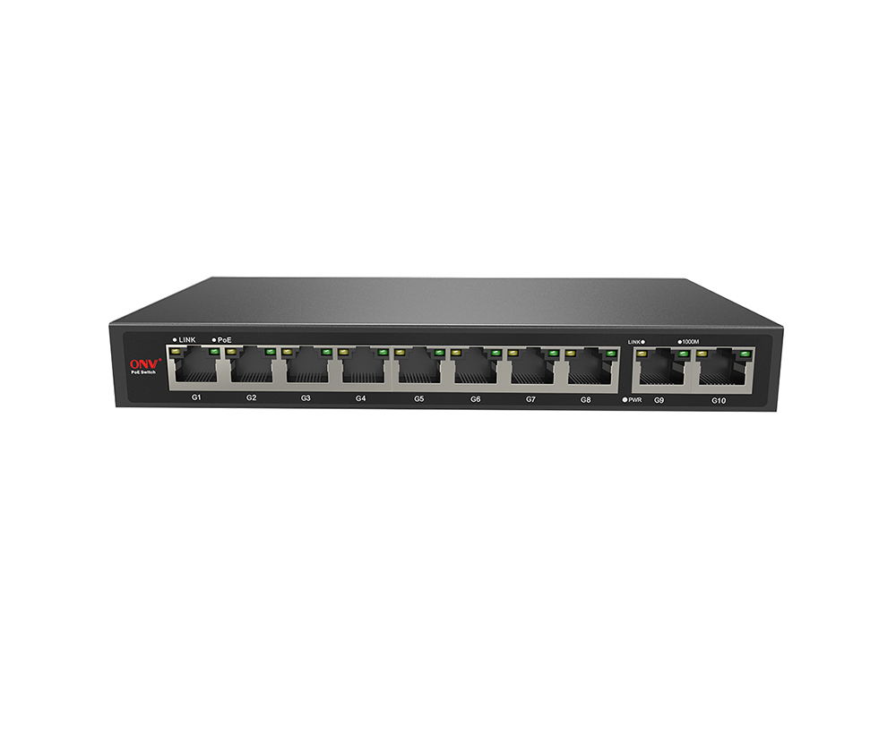 Switch PoE Gigabit de 10 portas