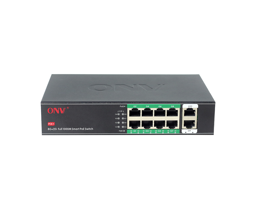 Switch PoE Gigabit de 10 portas