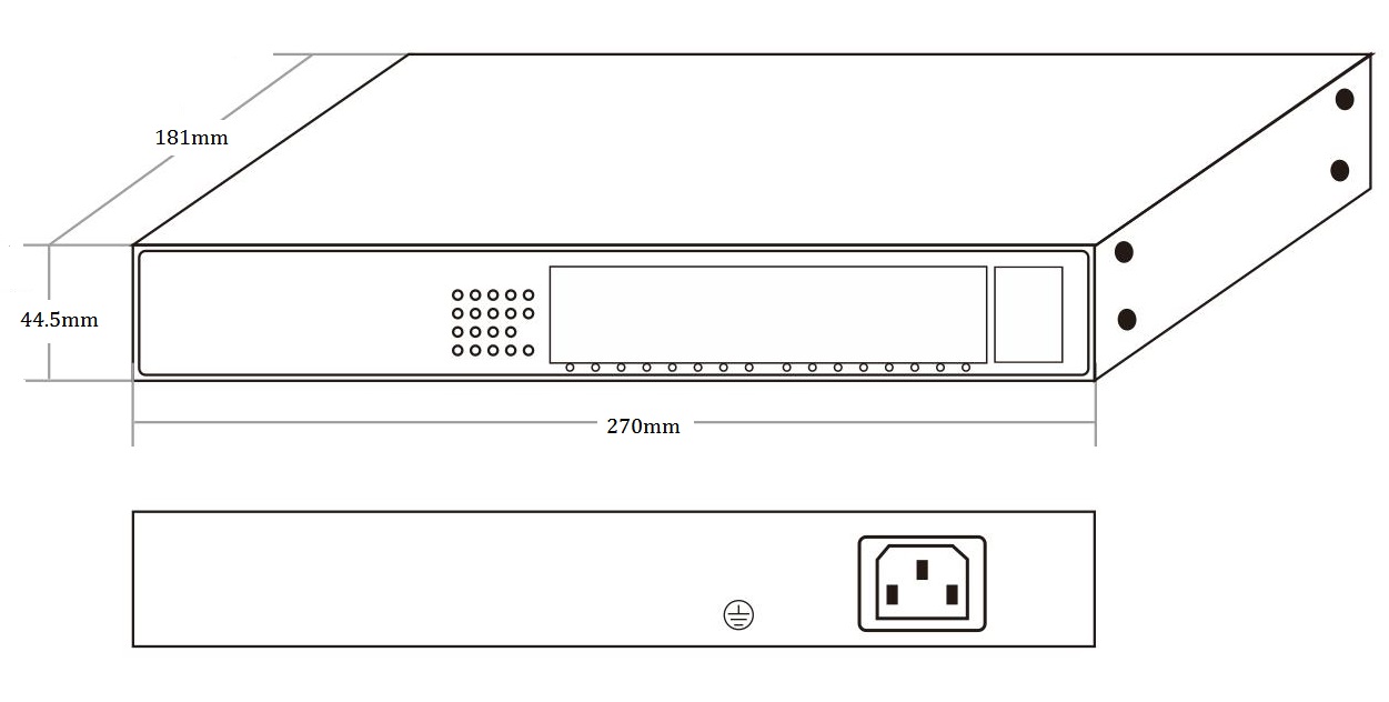 18-port Gigabit PoE switch, PoE switch, PoE switch 16 port, PoE switch Gigabit
