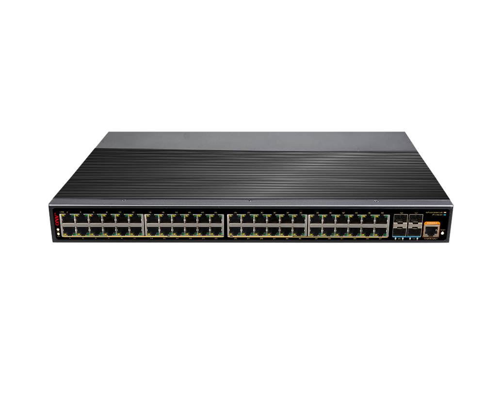 Switch Ethernet industrial gerenciado L2 Gigabit de 52 portas