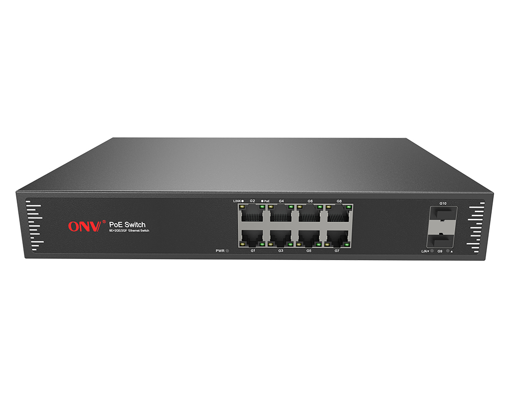 Switch PoE Gigabit de 10 portas