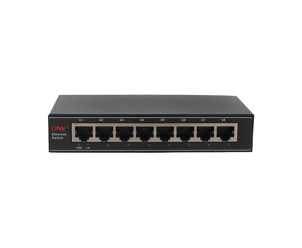 Switch Ethernet Gigabit de 8 portas