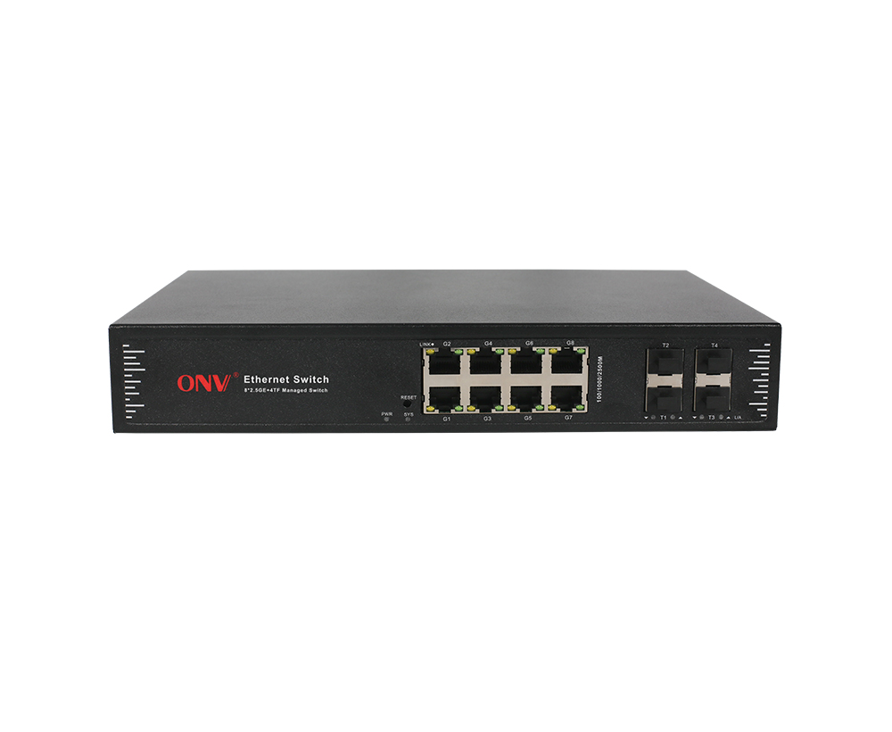 Switch Ethernet gerenciado L2 de 12 portas 2.5G