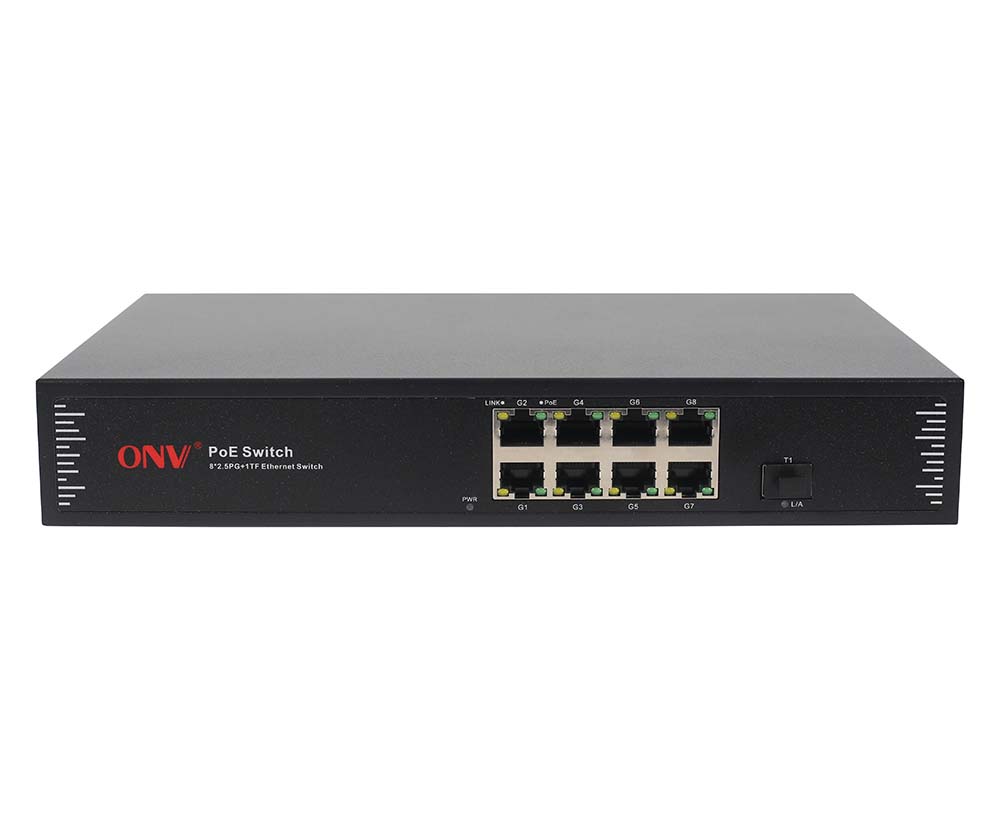 Interruptor PoE de 9 portas 2.5G