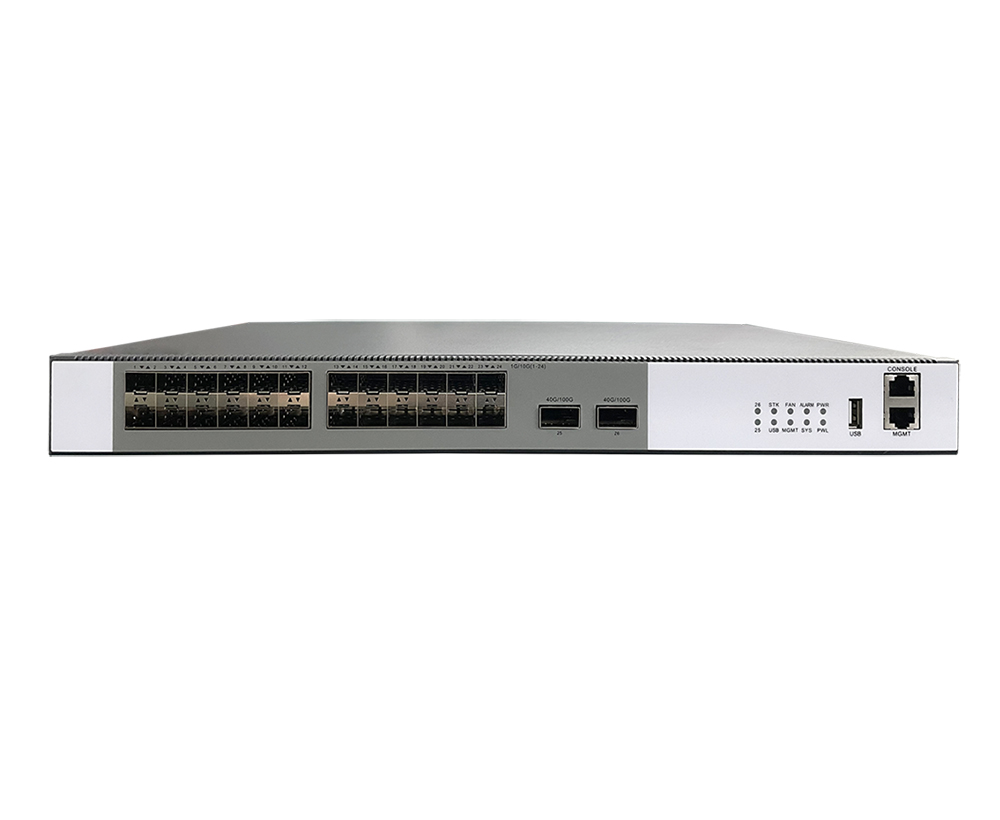 Switch de roteamento central gerenciado 10G 26 portas L3