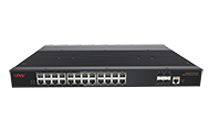 10G uplink Switch Ethernet industrial gerenciado L2 de 28 portas