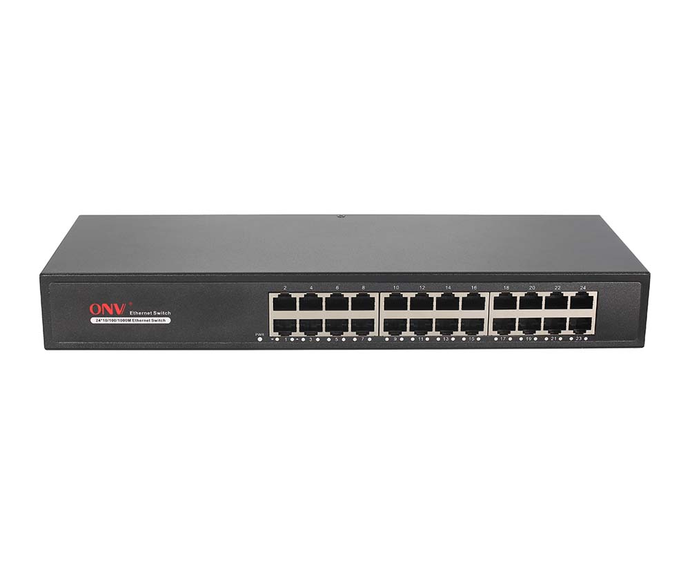 Switch Ethernet Gigabit de 24 portas