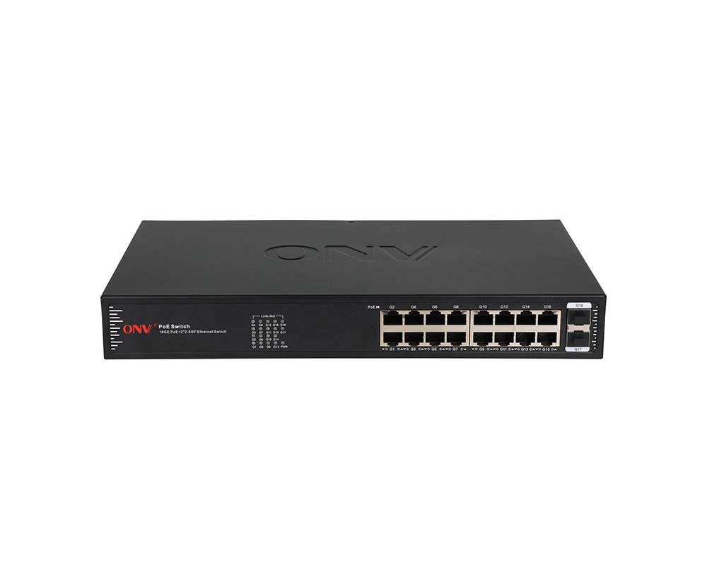 Switch PoE de 18 portas com uplink de 2,5G