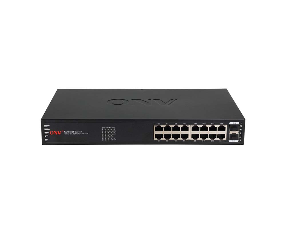 Switch Ethernet de 18 portas com uplink de 2,5G