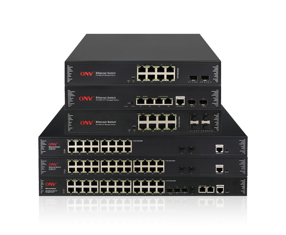 Switch Ethernet gerido L3 série 2.5G